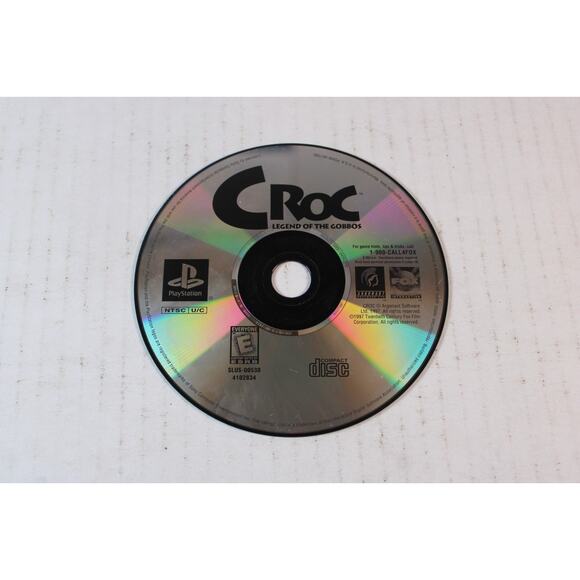 Croc: Legend of the Gobbos (Sony PlayStation 1 PS1) Authentic, disc only, tested - Picture 1 of 6